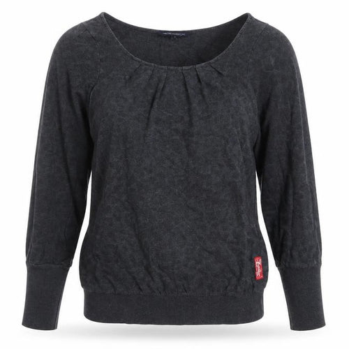 French Connection Women's Grey Cotton Pullover Sweatshirt M