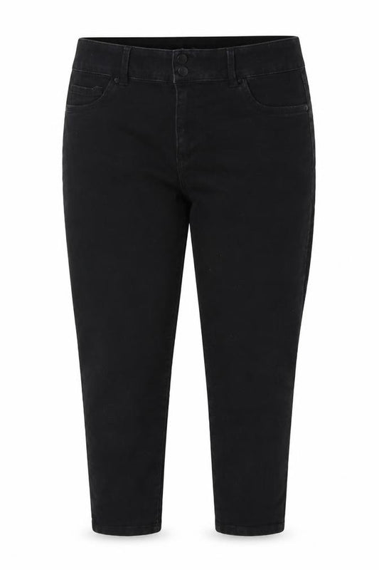 d.jeans Women's Black 20 Plus Skinny Stretch Denim Jeans