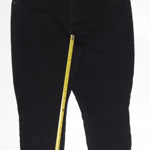 d.jeans Women's Black 20 Plus Skinny Stretch Denim Jeans