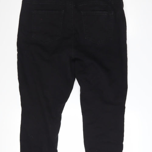 d.jeans Women's Black 20 Plus Skinny Stretch Denim Jeans