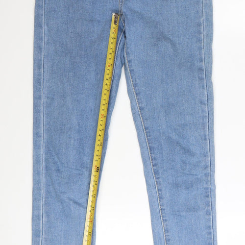 PrettyLittleThing Women’s Blue Skinny Jeans Size 4 Slim Fit Denim