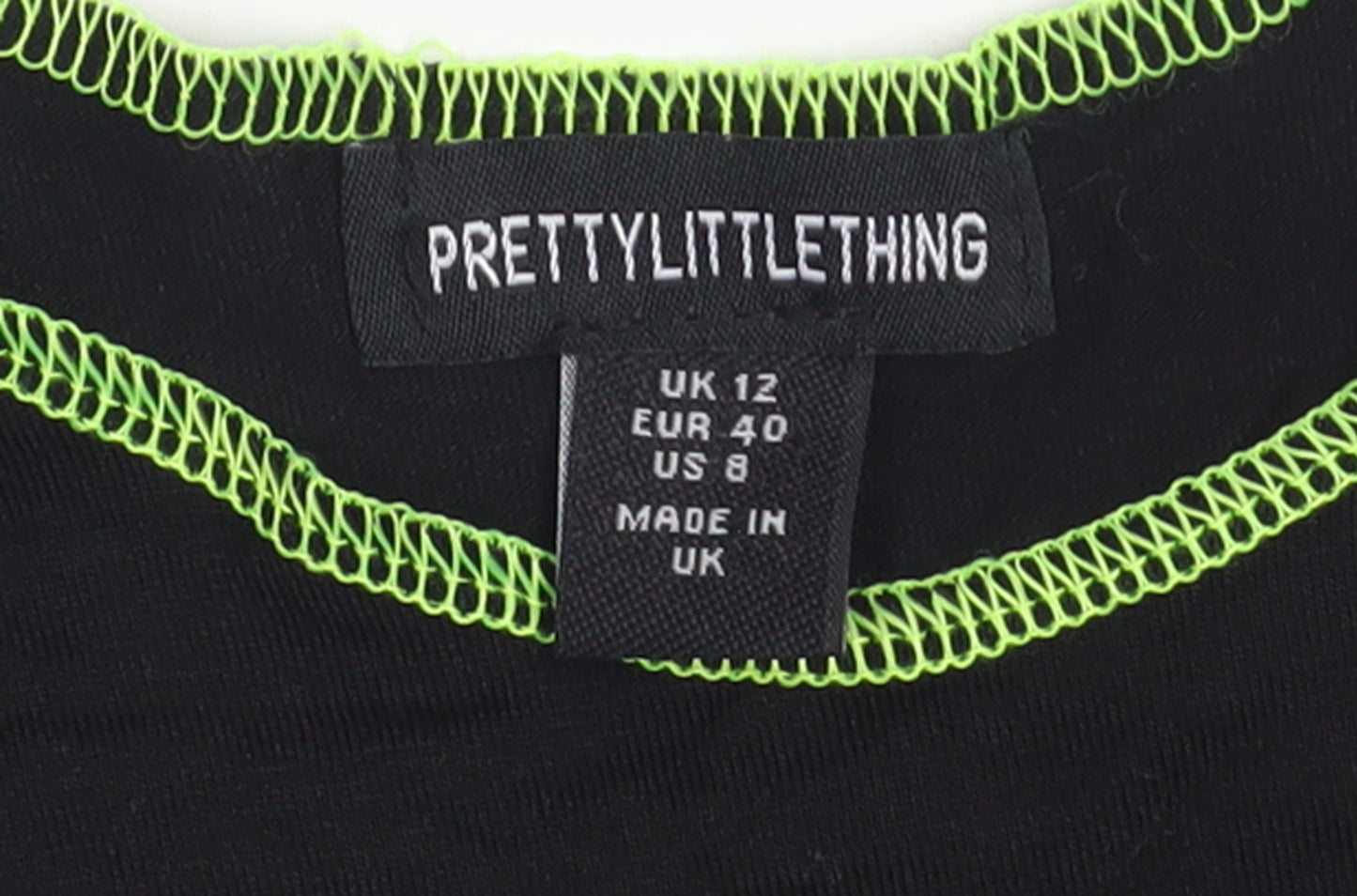 PrettyLittleThing Women Black Midi Bodycon Sleeveless Dress Size 12