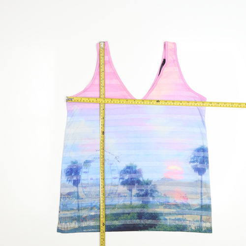 Next Women's Multicoloured V-Neck Camisole Tank Top Size 12