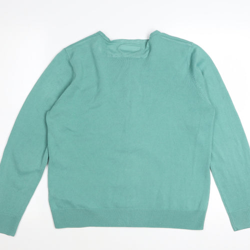 Marks and Spencer Women Green Size 14 Embroidered Cardigan