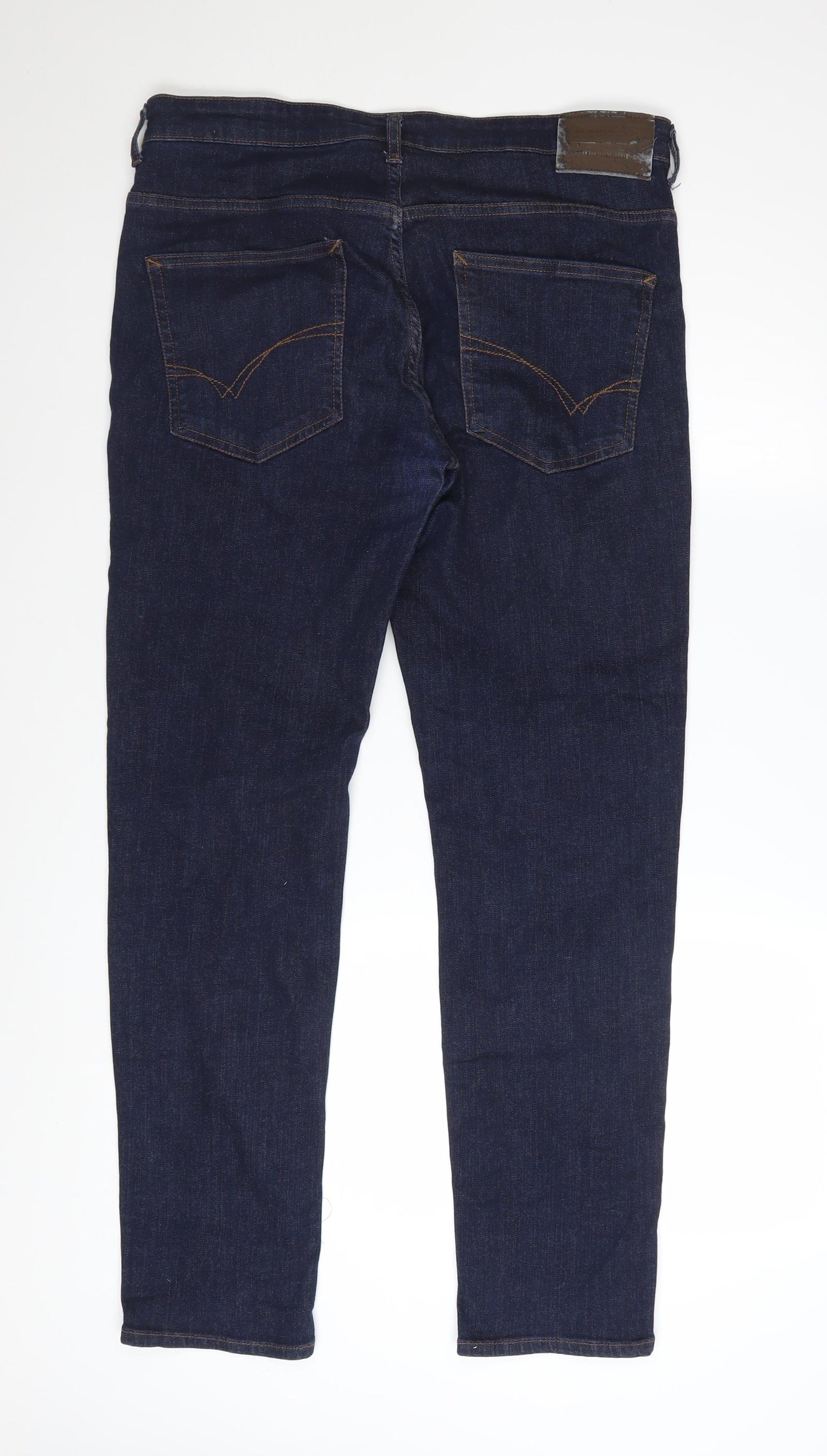 D.Co Certified Mens Blue Slim Fit Jeans W32 L30 Denim