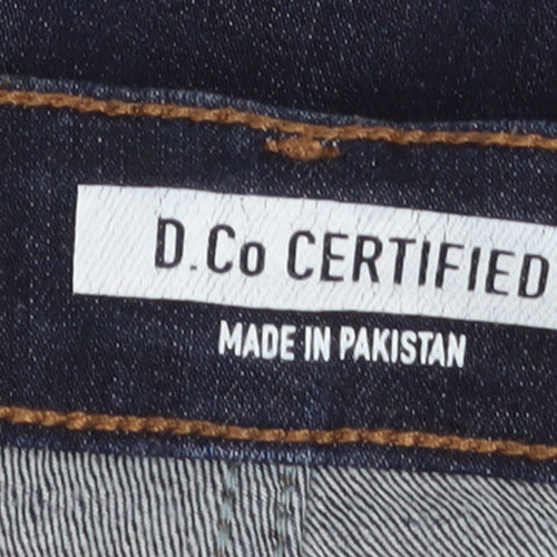 D.Co Certified Mens Blue Slim Fit Jeans W32 L30 Denim