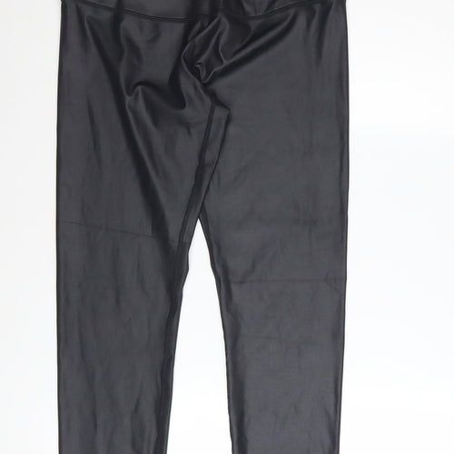 Hofish Women’s Black High Rise Stretch Active Leggings M