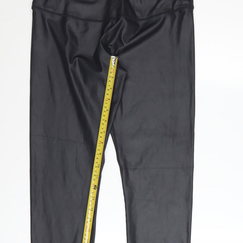 Hofish Women’s Black High Rise Stretch Active Leggings M
