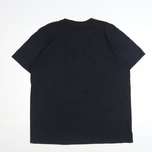 Missguided Women's Black Cotton Short Sleeve T-Shirt Size M