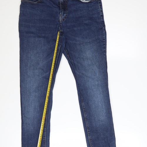 Next Men’s Blue Skinny Jeans 28W 31L Slim Fit Denim