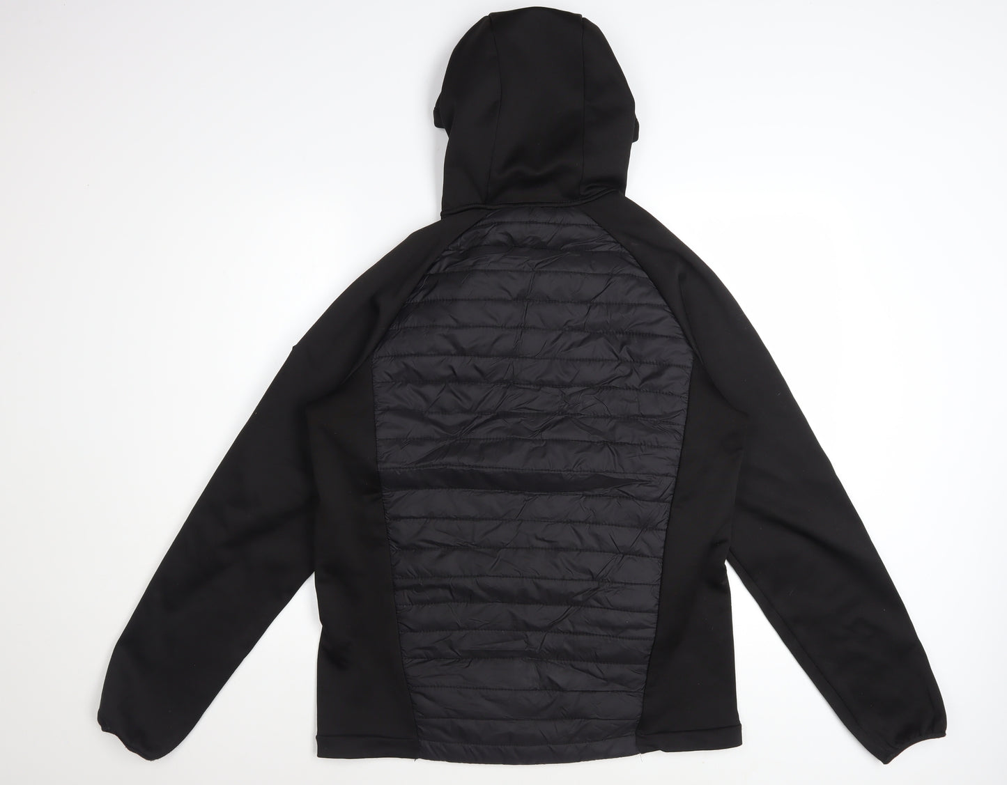 Regatta Men Black Softshell Hooded Jacket Size M Outdoor Hiking Coat