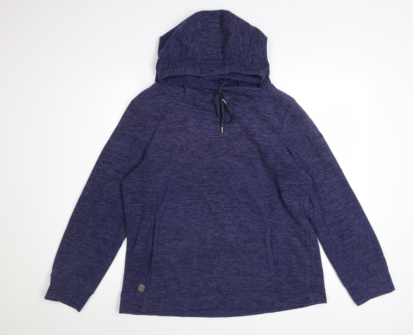 Regatta Women's Blue Pullover Hoodie UK 14 Polyester Lightweight
