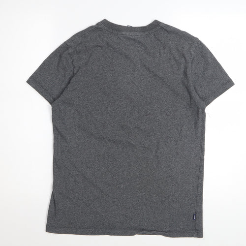 Superdry Men's Grey Cotton Crew Neck Short Sleeve T-Shirt Size S