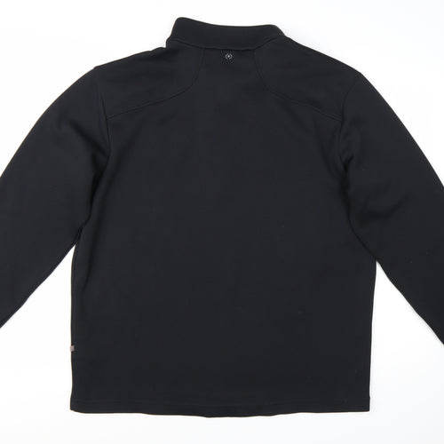 PING Men's Black XL 1/4 Zip Thermal Golf Sweatshirt