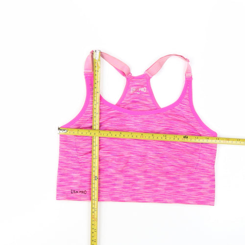 USA Pro Women's Pink Racerback Sports Tank Top Size 14