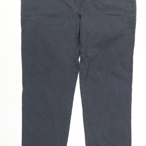 Marks and Spencer Men’s Blue Chino Trousers 40x31 Regular Fit