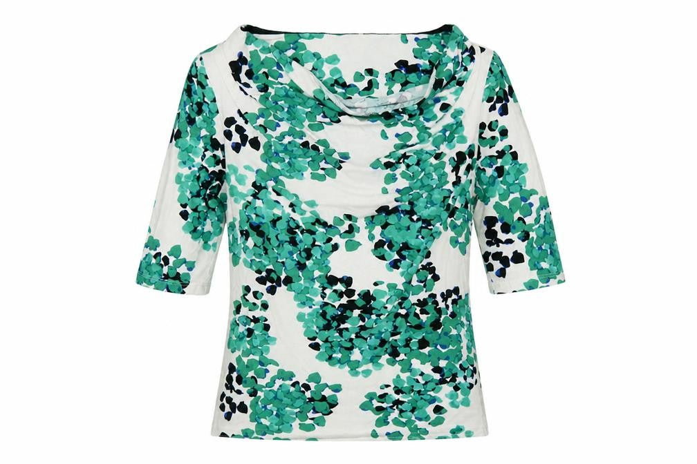 Marks and Spencer Per Una Women's Multicoloured Floral Cowl Neck Blouse Size 12