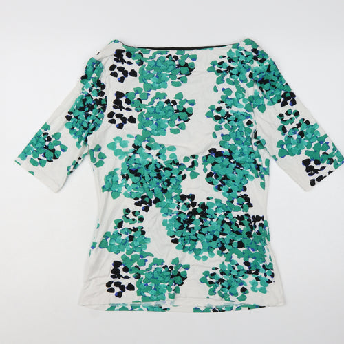 Marks and Spencer Per Una Women's Multicoloured Floral Cowl Neck Blouse Size 12