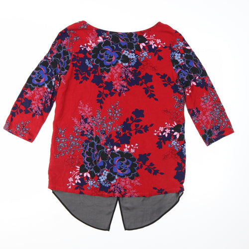Marks and Spencer Women’s Multicoloured Floral Tunic Blouse Size 14