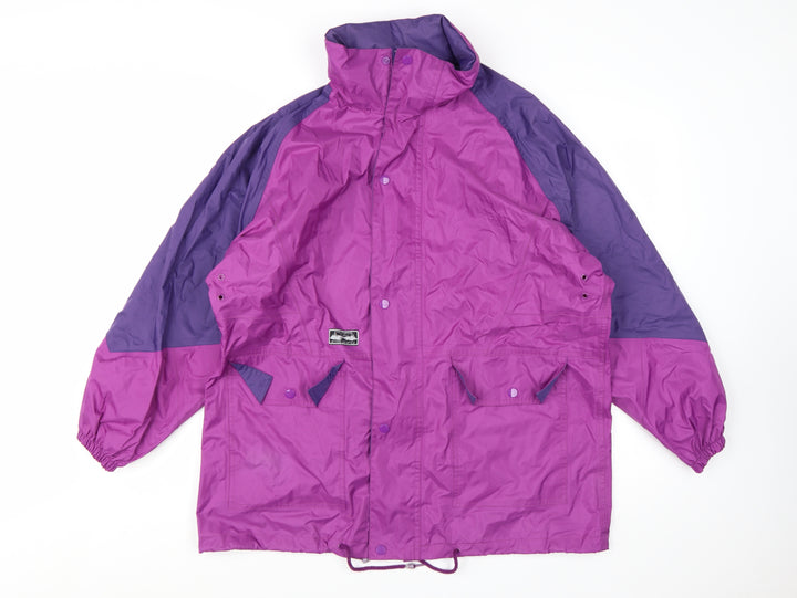 Chillstopper Men’s Purple Windbreaker Waterproof Jacket Size M Retro Outdoor