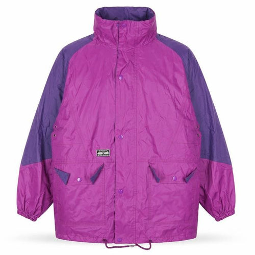 Chillstopper Men’s Purple Windbreaker Waterproof Jacket Size M Retro Outdoor