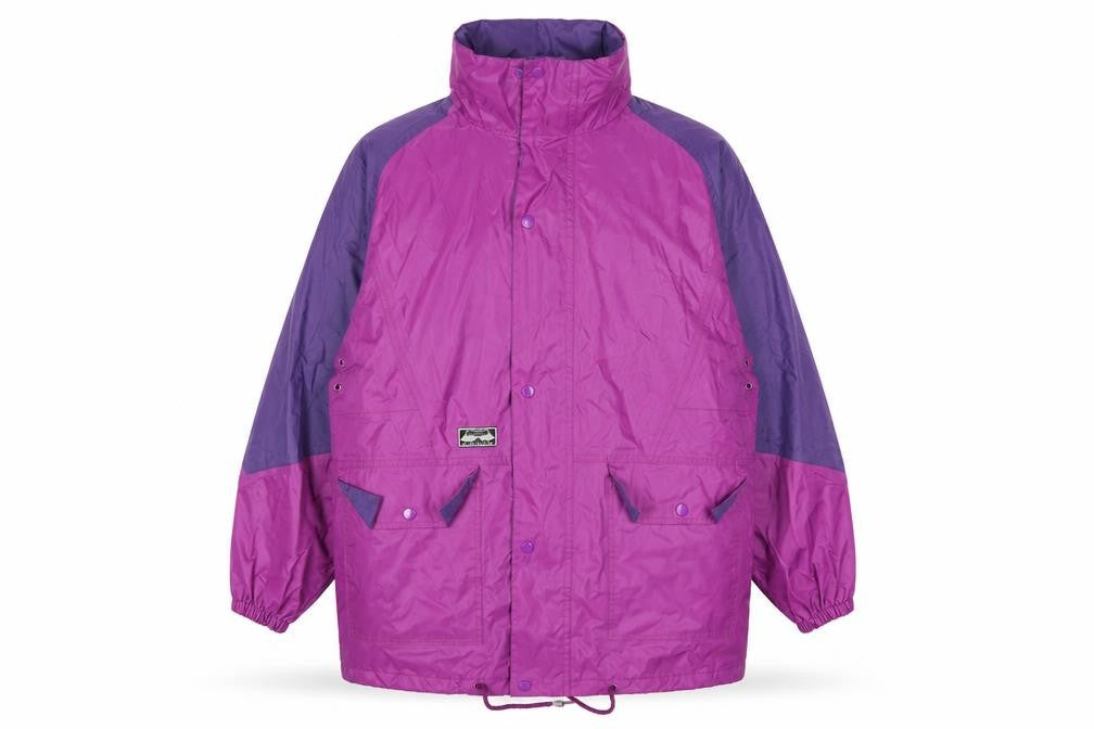 Chillstopper Men’s Purple Windbreaker Waterproof Jacket Size M Retro Outdoor