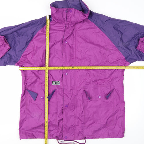 Chillstopper Men’s Purple Windbreaker Waterproof Jacket Size M Retro Outdoor