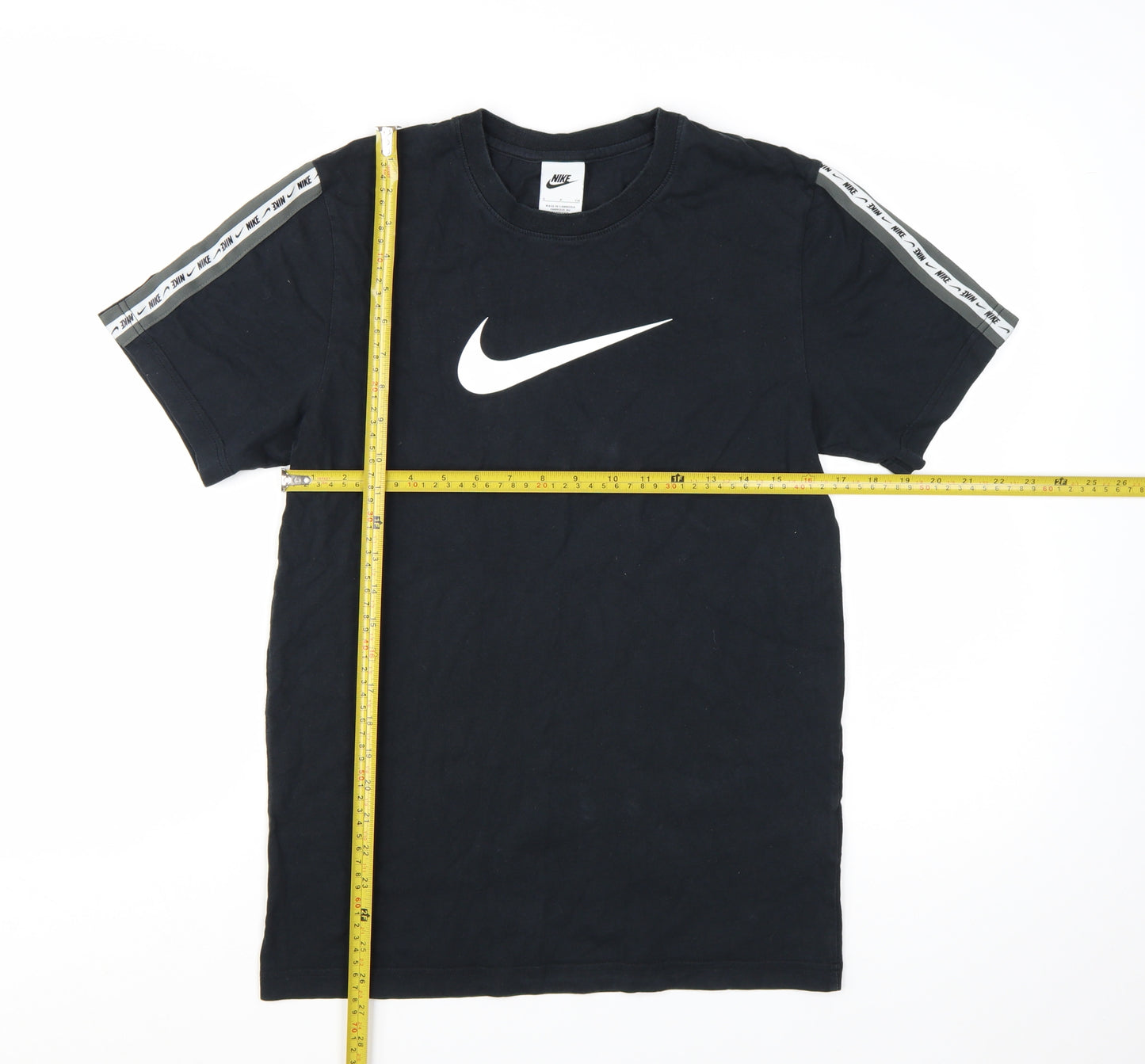 Nike Men's Black Short Sleeve Crew Neck Logo T-Shirt Size S