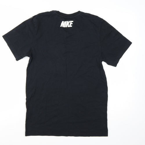 Nike Men's Black Short Sleeve Crew Neck Logo T-Shirt Size S