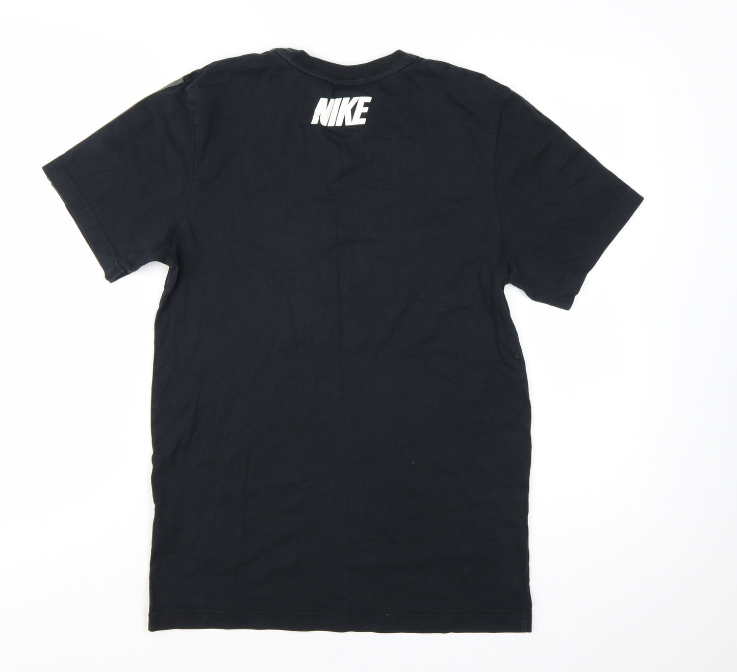 Nike Men's Black Short Sleeve Crew Neck Logo T-Shirt Size S