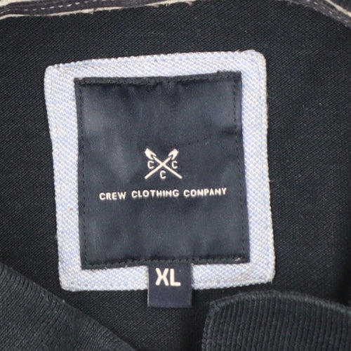 Crew Clothing Company Men's Blue XL Cotton Polo Shirt