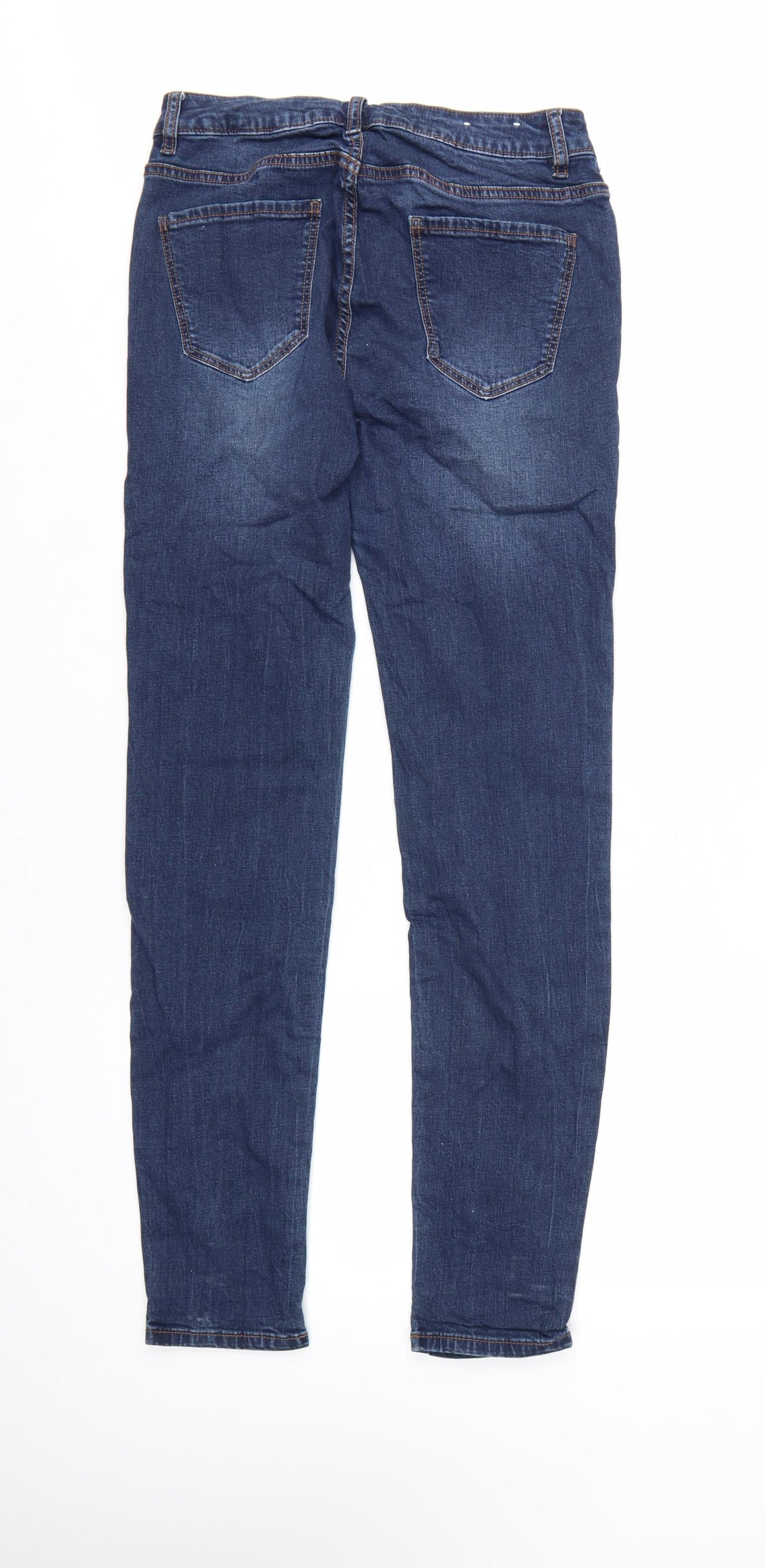 New Look Women’s Blue Skinny Jeans Size 12 Stretch Denim
