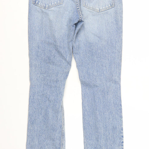 H&M Women’s Blue Vintage Straight High Waist Jeans Size 10