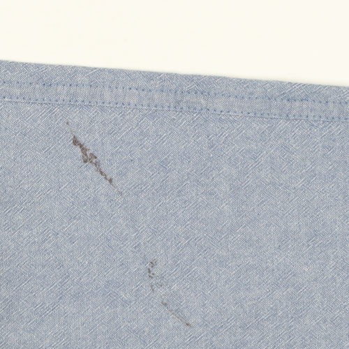 Cotton Traders Womens Blue 3XL Chambray Cropped Trousers