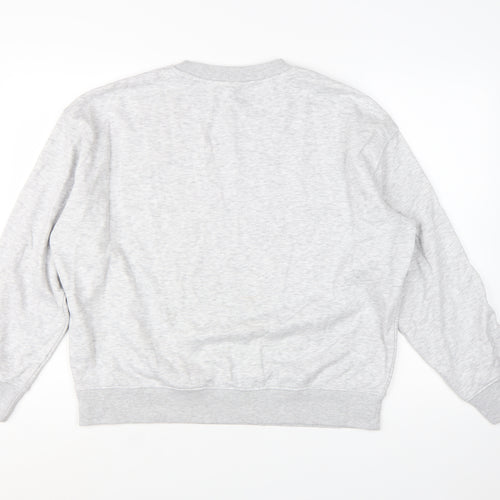 H&M Women's Grey NYC Lower Manhattan Pullover Sweatshirt Size 12