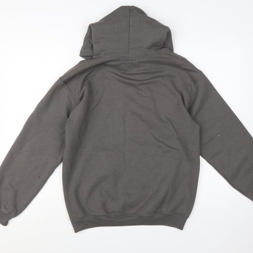 PrettyLittleThing Women's Grey Pullover Hoodie Size S Cotton Blend
