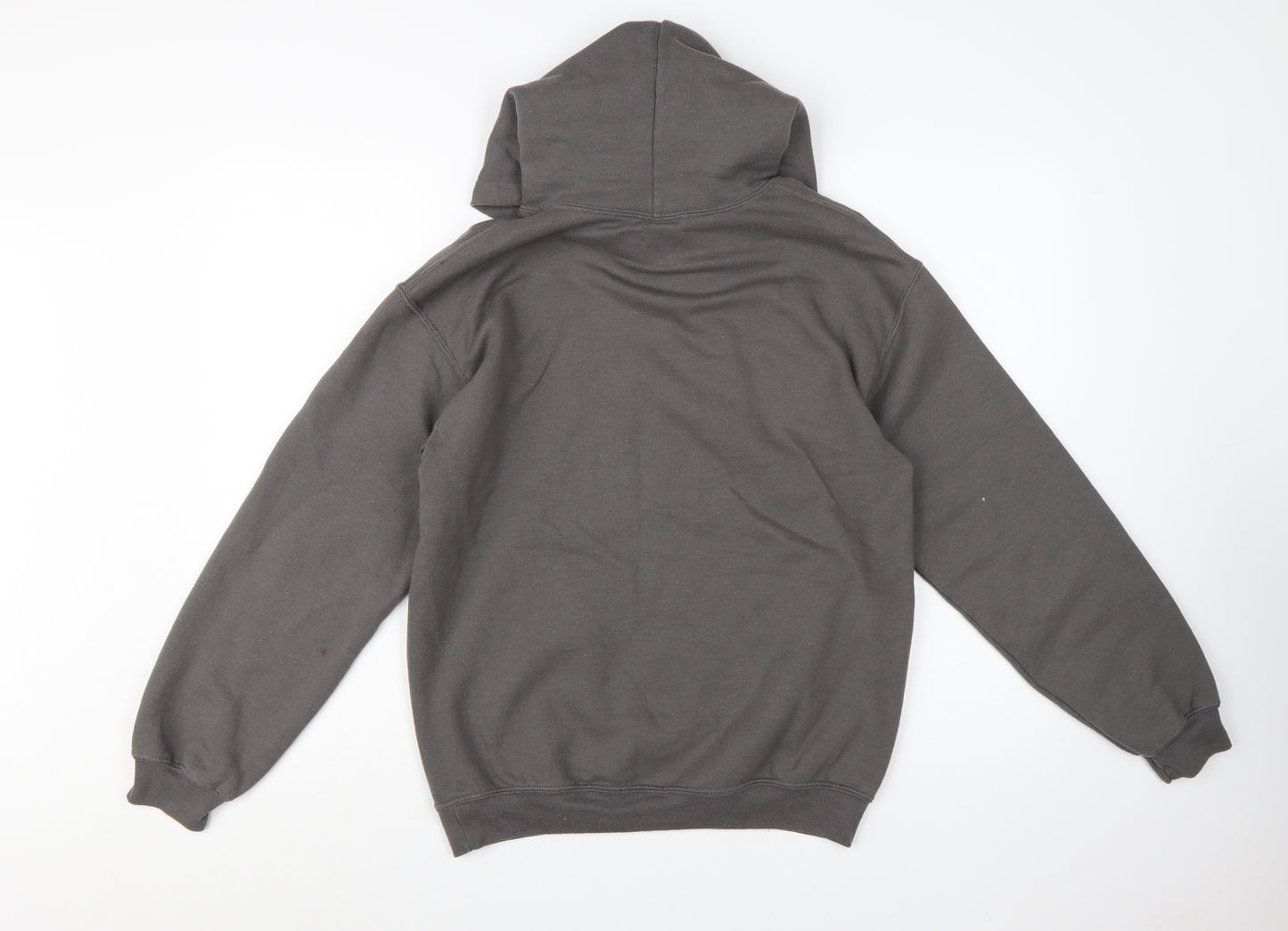 PrettyLittleThing Women's Grey Pullover Hoodie Size S Cotton Blend