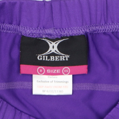 Gilbert Women's Purple XS Compression Activewear Shorts
