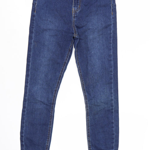 Primark Women Blue Skinny Jeans Size 10 Stretch Denim