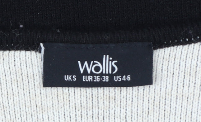Wallis Women’s Black Long Sleeve Open Cardigan Size S