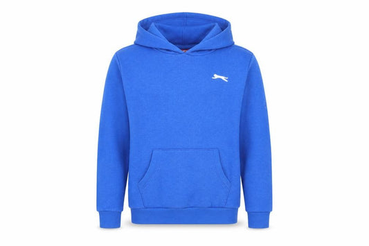 Slazenger Boys Blue Pullover Hoodie 11-12 Years Polyester Cotton Blend