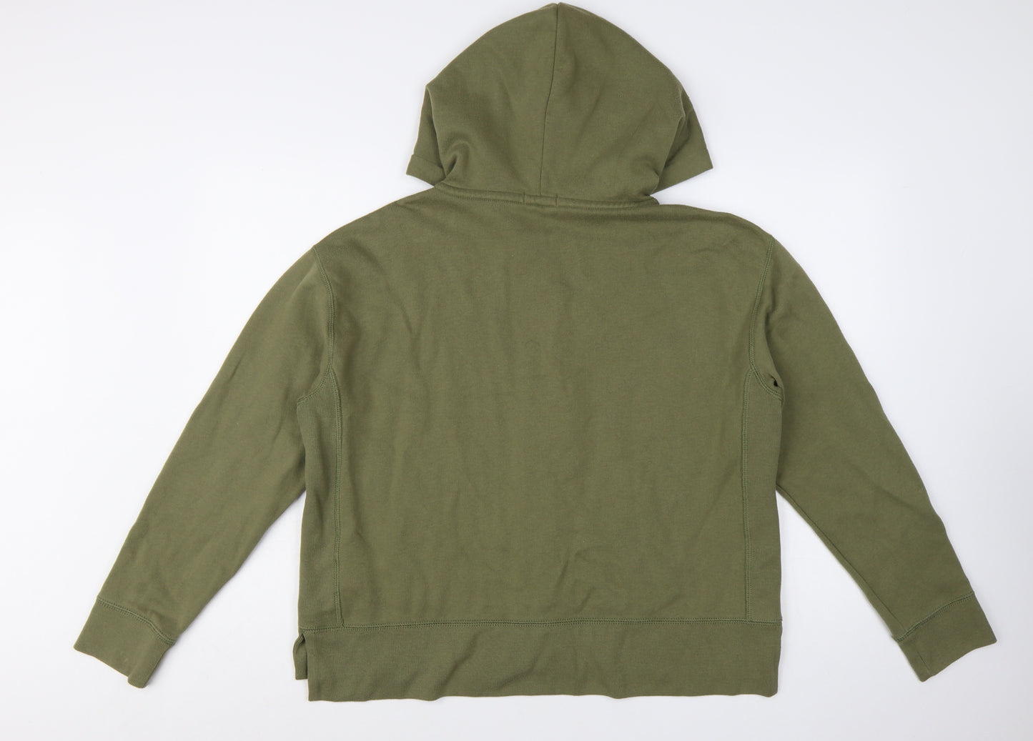 Polo Ralph Lauren Women’s Green Full Zip Hoodie Size L Cotton Blend