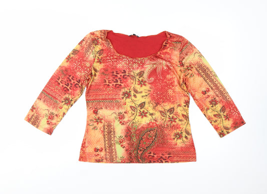 Marks and Spencer Per Una Women's Multicoloured Size 14 Tunic Blouse