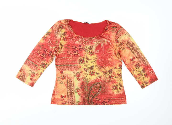 Marks and Spencer Per Una Women's Multicoloured Size 14 Tunic Blouse