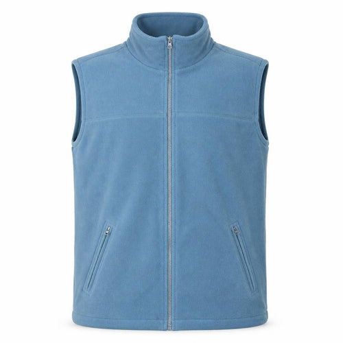 Arctic Storm Men's Blue Fleece Waistcoat Gilet Size L Full Zip Warm Vest