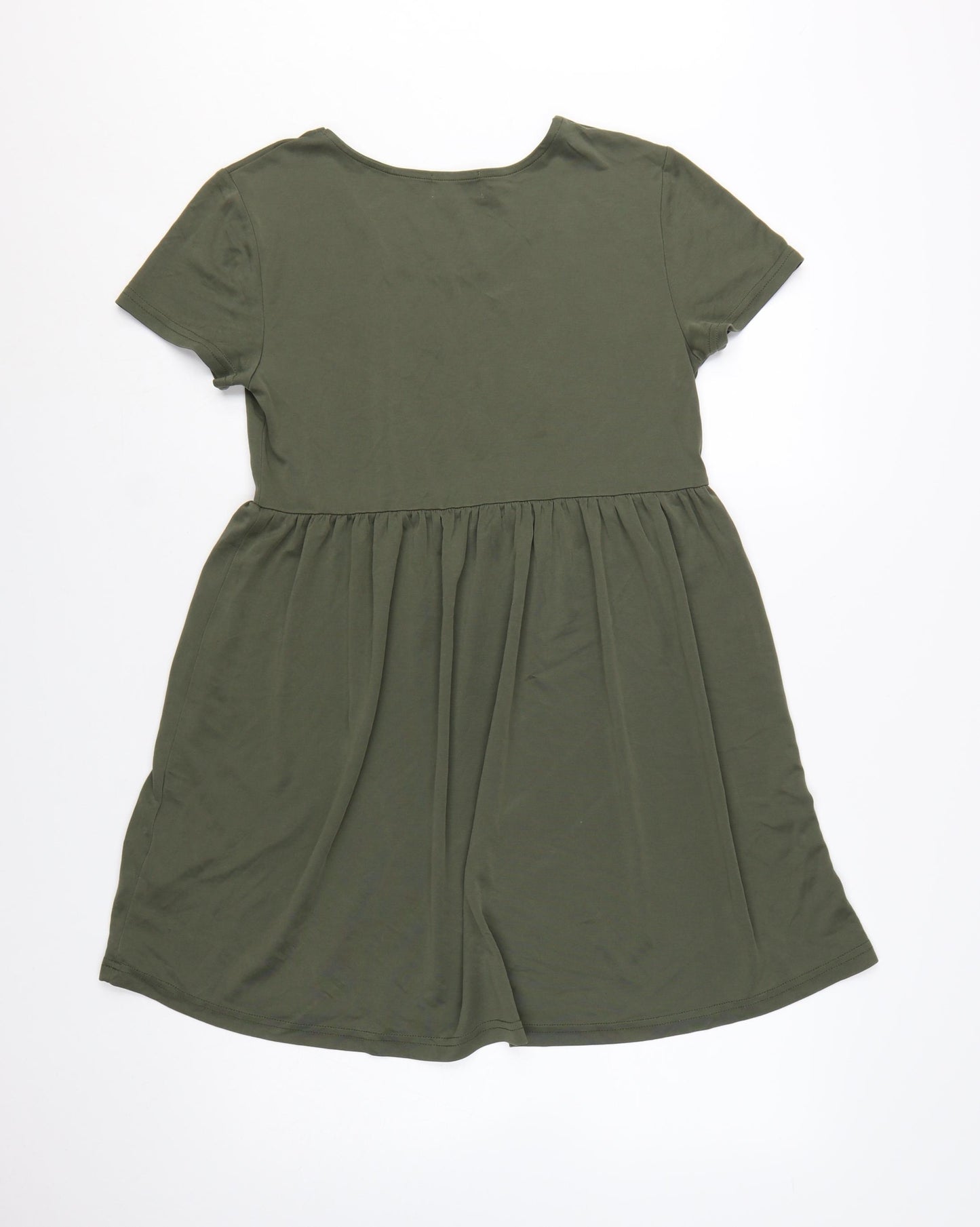 Apricot Women’s Green Skater Dress Size 10 Short Sleeve Casual