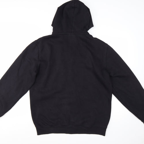 Champion Men's Black Full Zip Hoodie Size L Fleece Sweatshirt