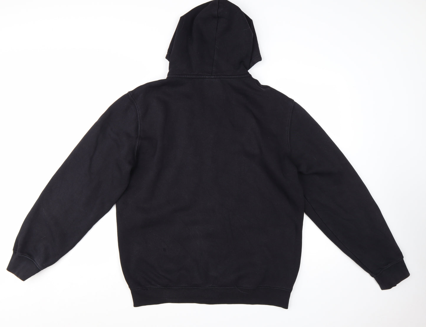 Champion Men's Black Full Zip Hoodie Size L Fleece Sweatshirt