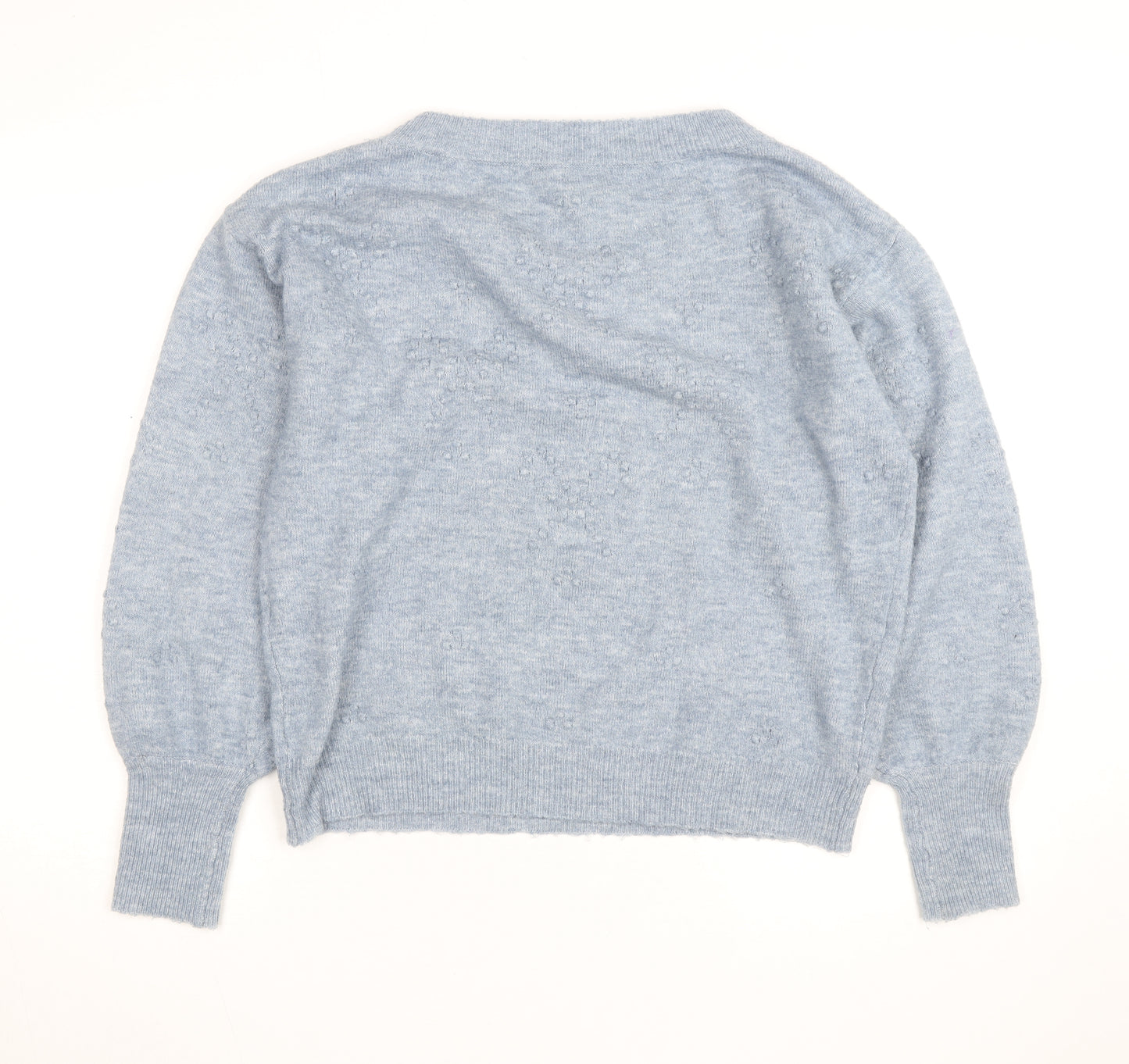 Next Men's Blue Knit Crew Neck Pullover Jumper Size M