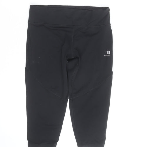 Karrimor Womens Black Capri Leggings XL Quick Dry Stretch Activewear